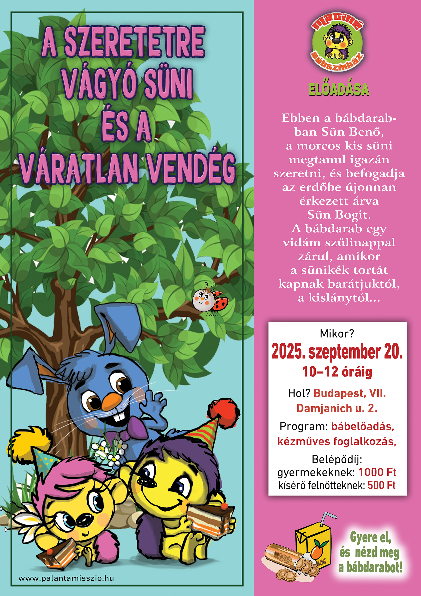 Matiné-bábszínház-A-szeretetre-vágyó-süni-és-a-váratlan-vendég